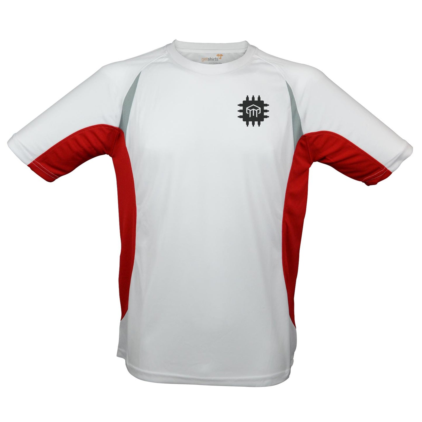 white/red, S