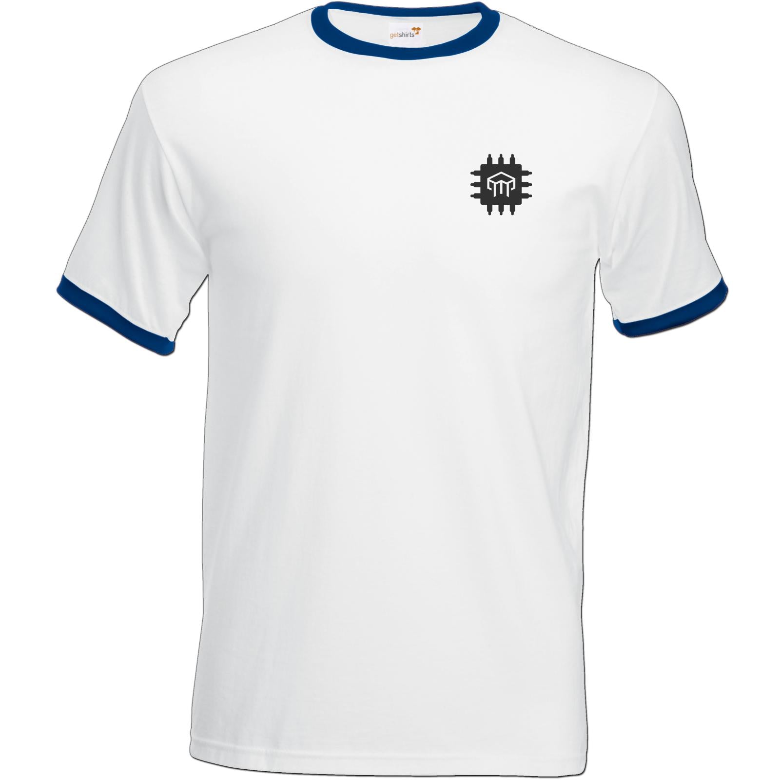 weiß/royal, S