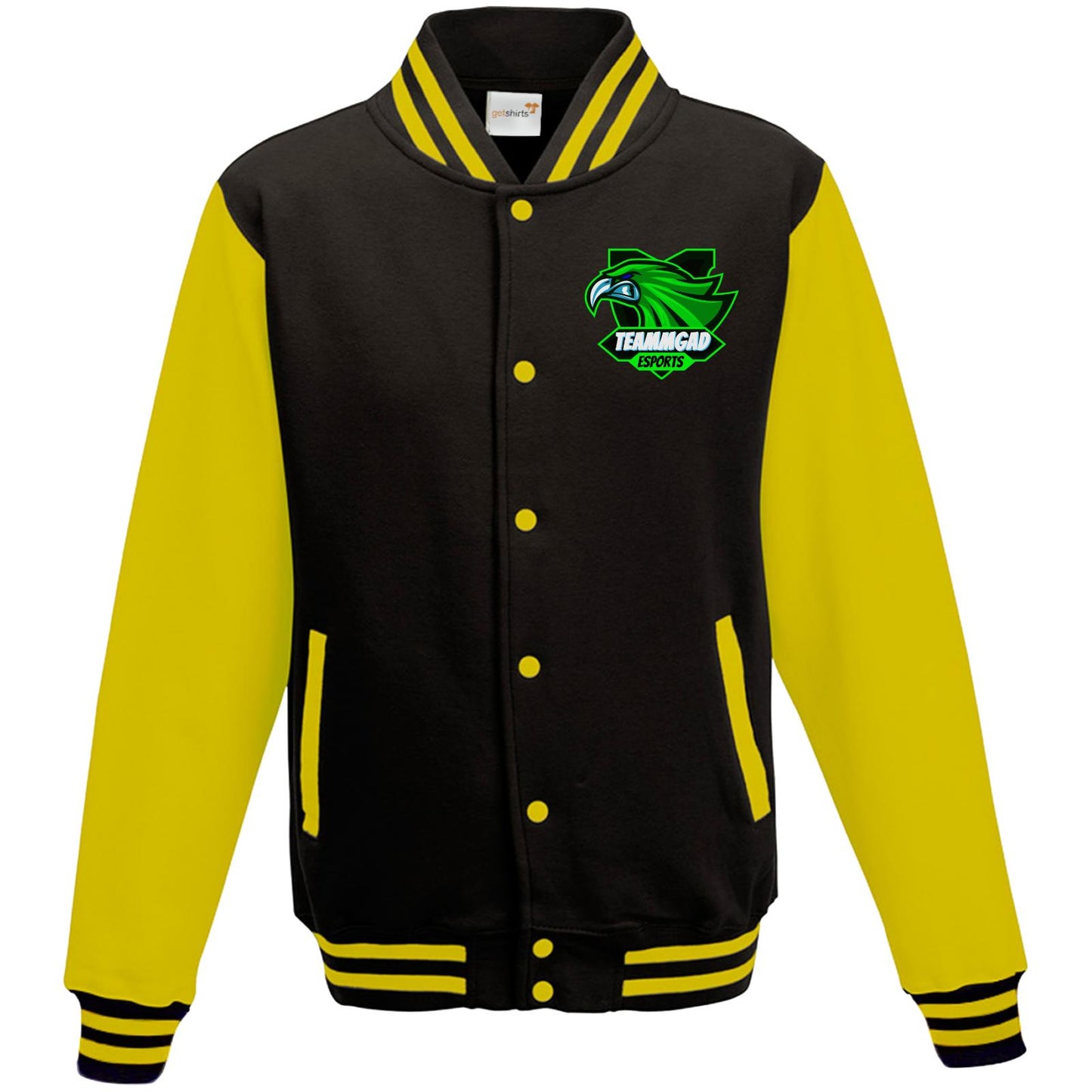 Jetblack/Sunyellow, XS