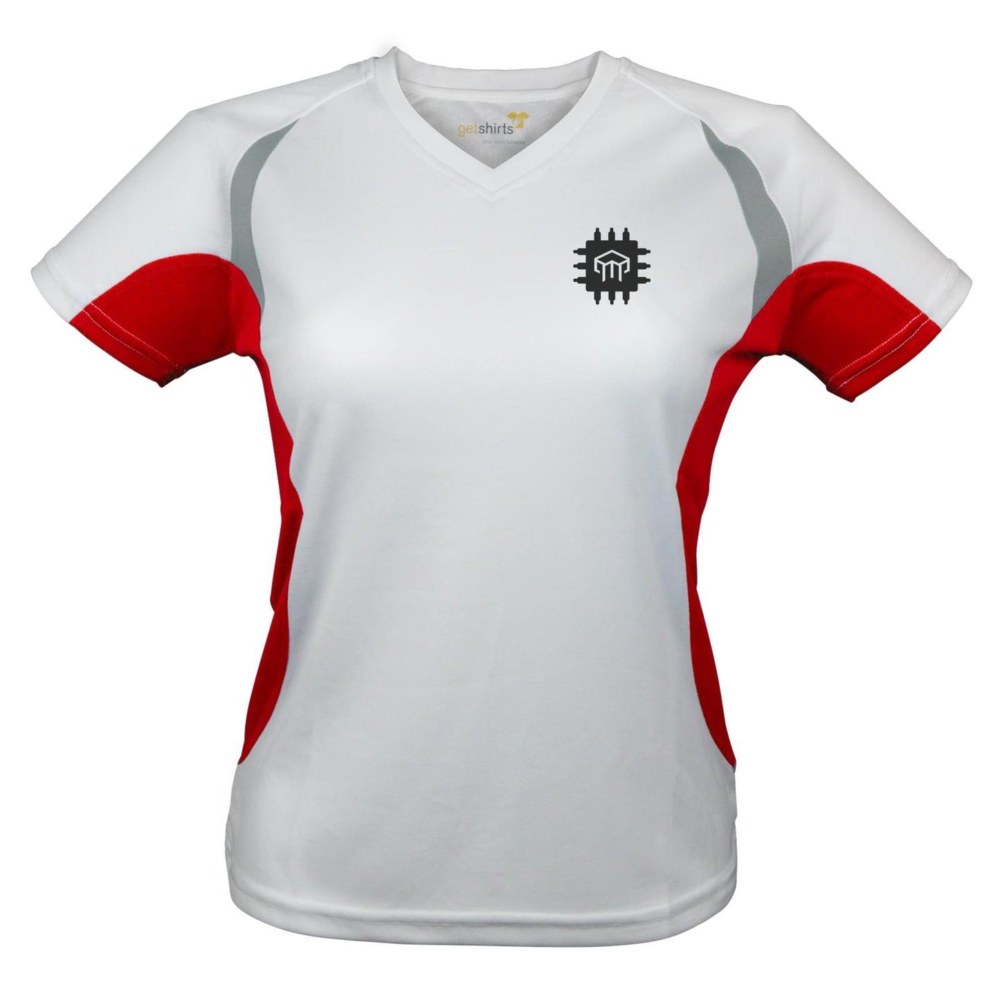 white/red, S