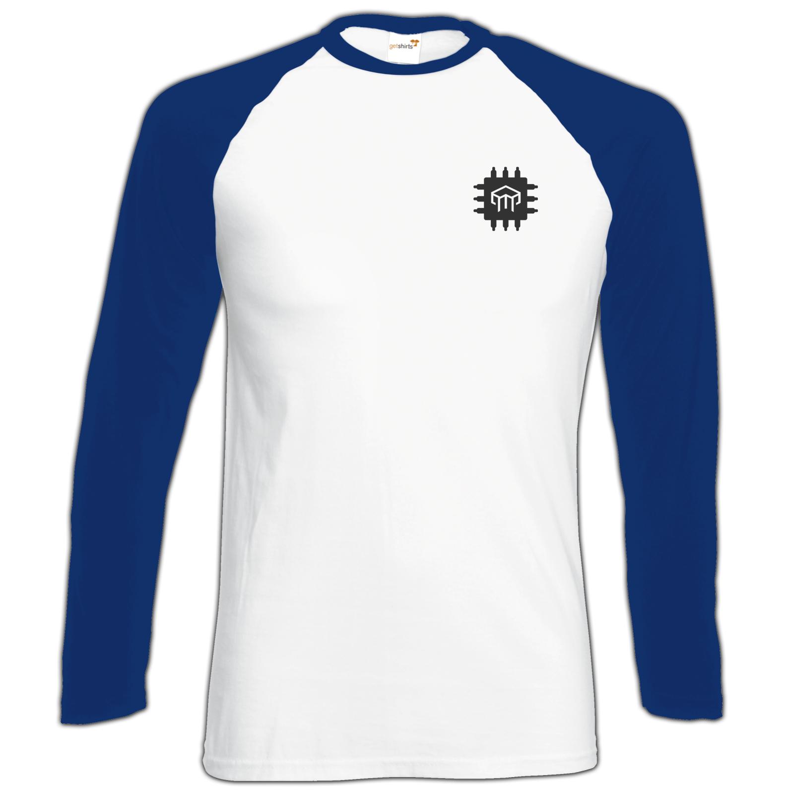 weiß/royal, S