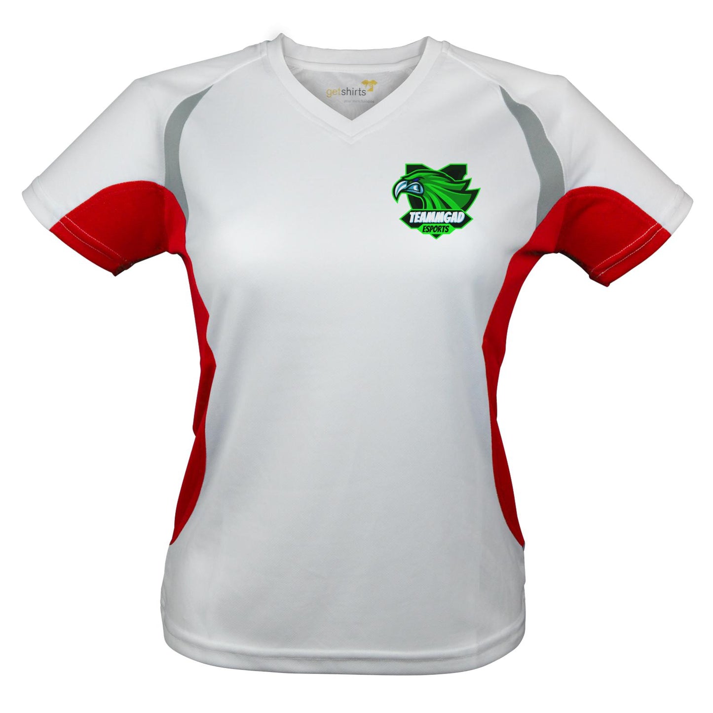 white/red, S
