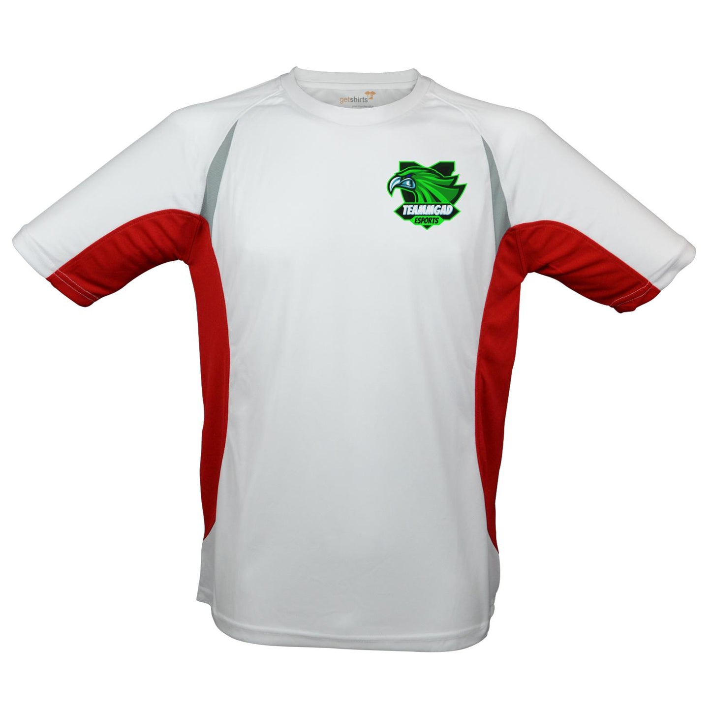 white/red, S